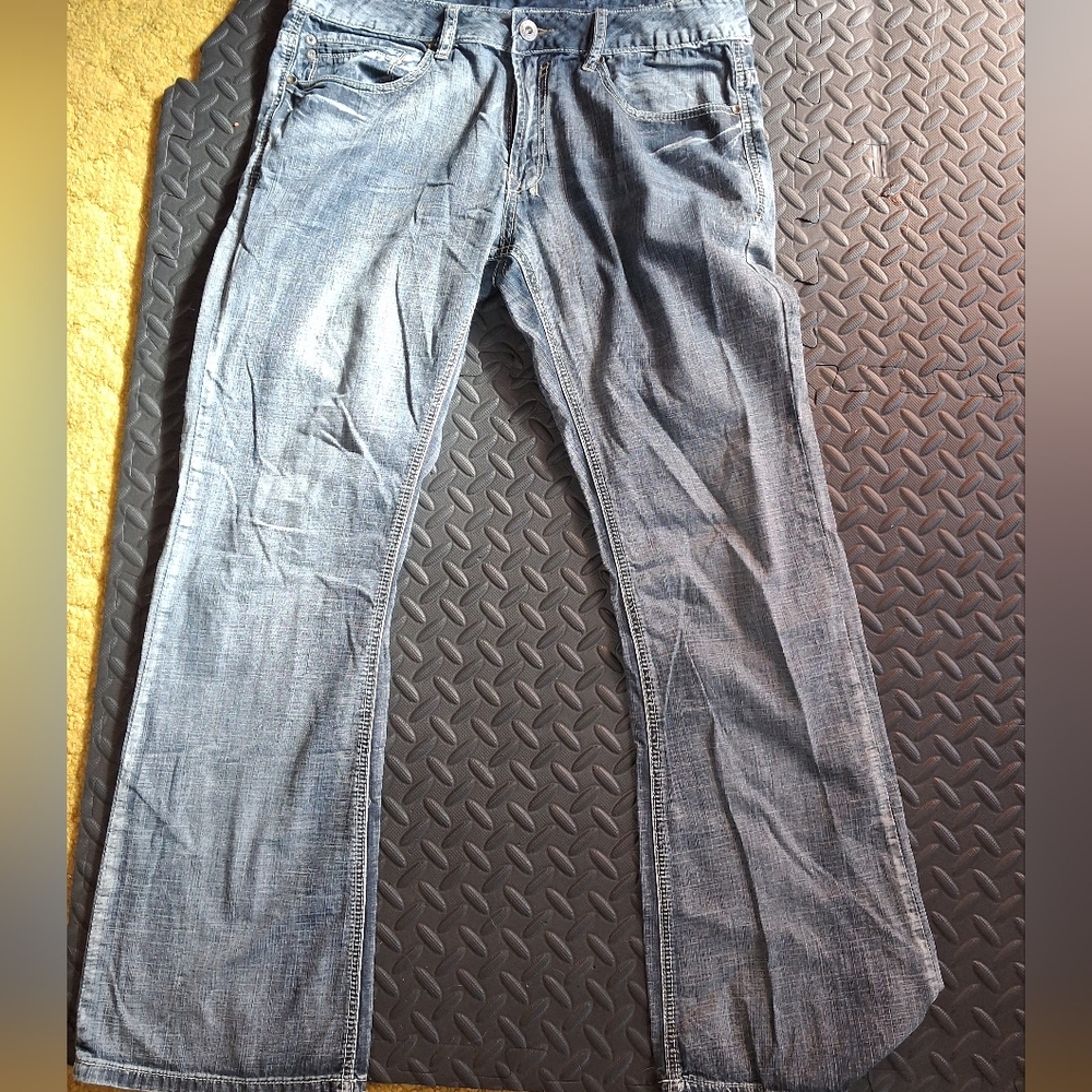Men’s BUFFALO JEANS Blue Washed LIGHT WEIGHT - 34